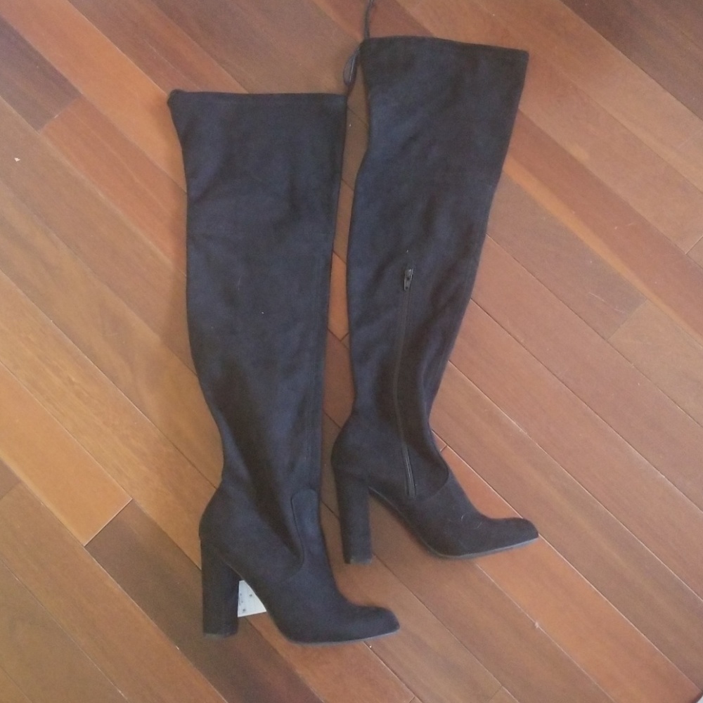 Thigh High Heeled Boots